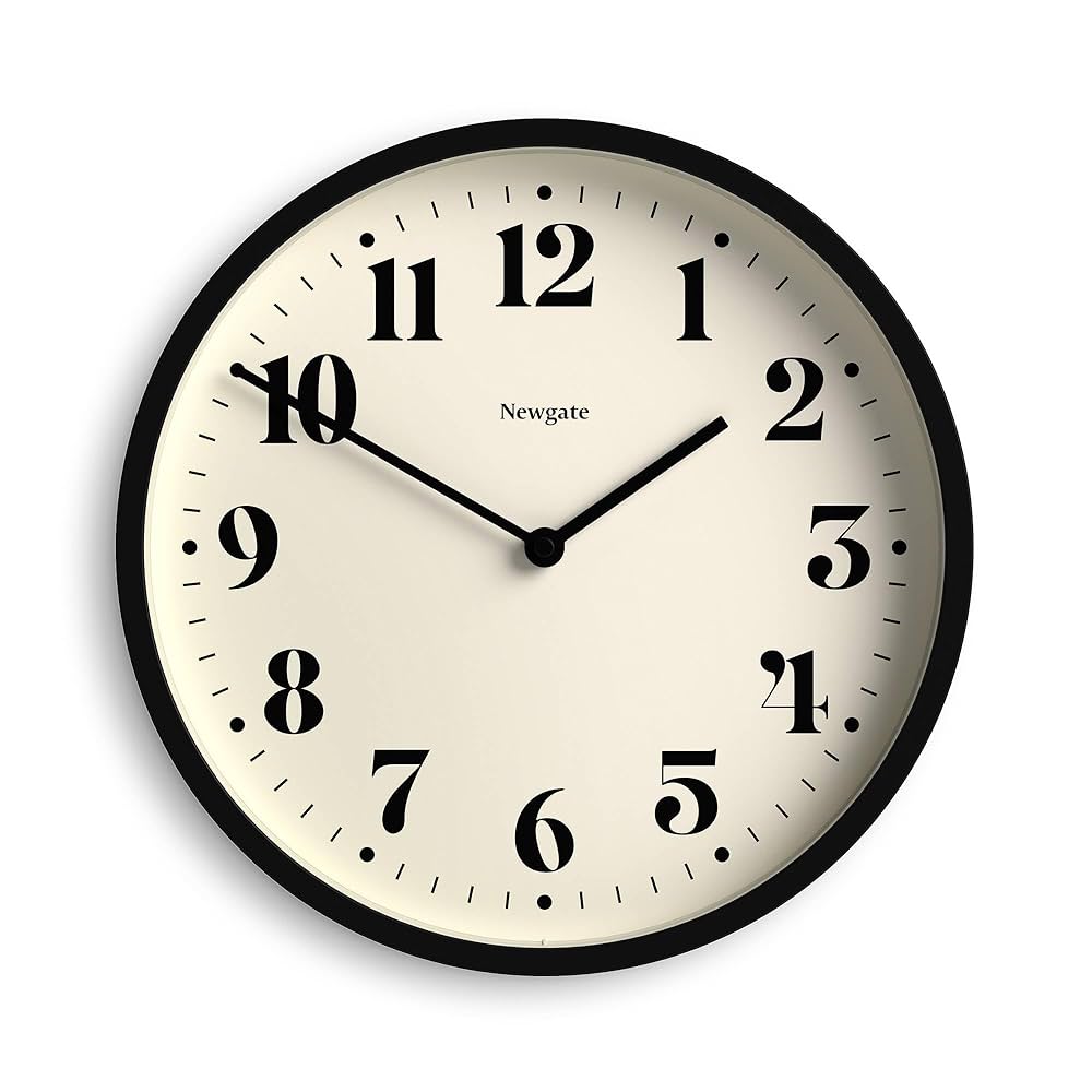 NEWGATE 時計 Number Four Wall Clock グレー NEWGATE | Number Four Wall Clock − Stone Grey — ANTRY USE